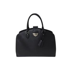 LOUIS VUITTON Pont Neuf Handbag Epi Leather Black